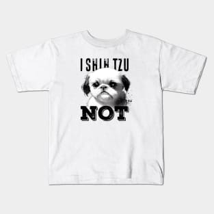 I Shih Tzu Not No. 2: A Very Cute Shih Tzu Dog Kids T-Shirt